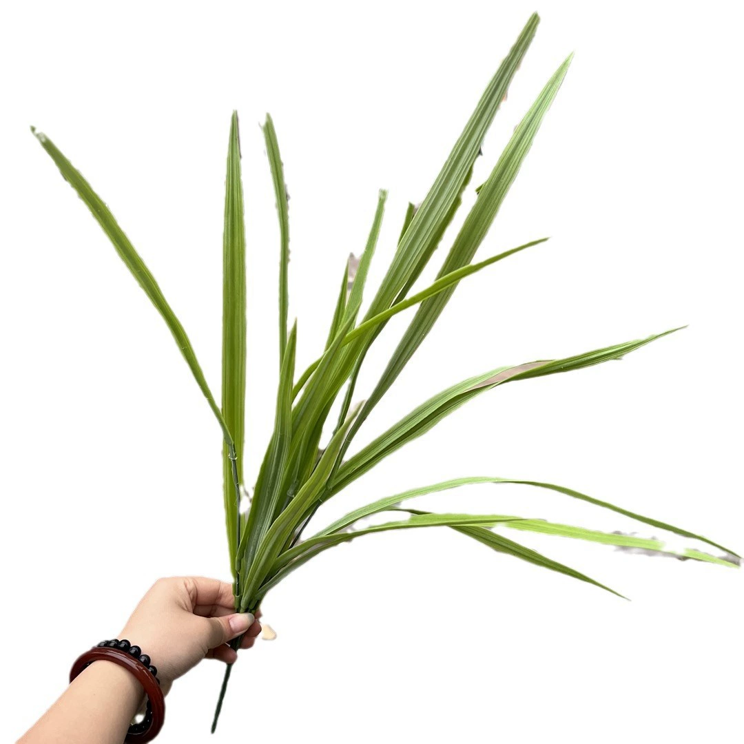 7-Branch Artificial Orchid Grass Bush