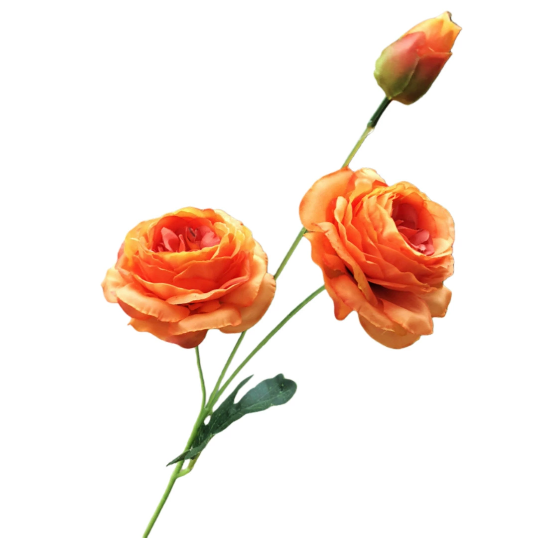3-Head Artificial Hibiscus Stem
