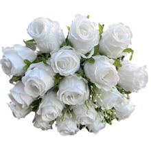 18-Head Artificial Sweetheart Rose Bouquet