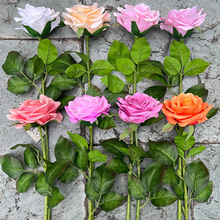 Soft-Touch Artificial French Rose Stem