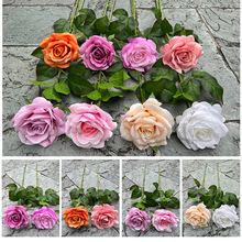 Soft-Touch Artificial French Rose Stem - Image 2