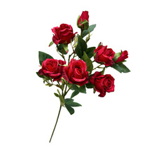 7-Head Artificial English Rose Bouquet