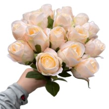 16-Head Artificial Rose Bouquet